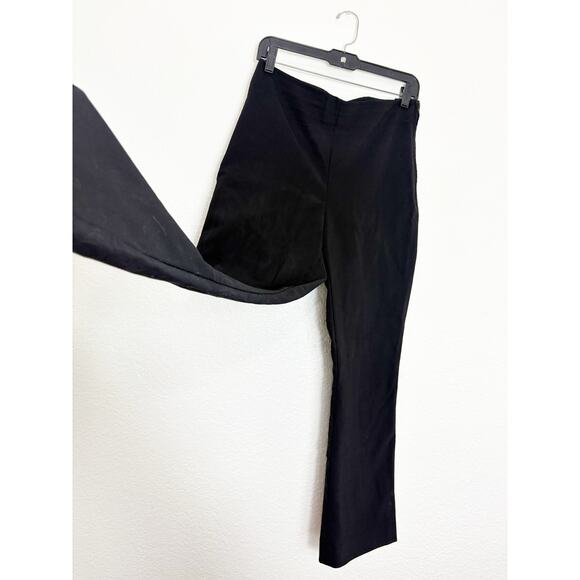M.M. Lafleur The Kick Flare Foster Pant - Eco PowerStretch Size 10 Black Chic - Picture 10 of 12